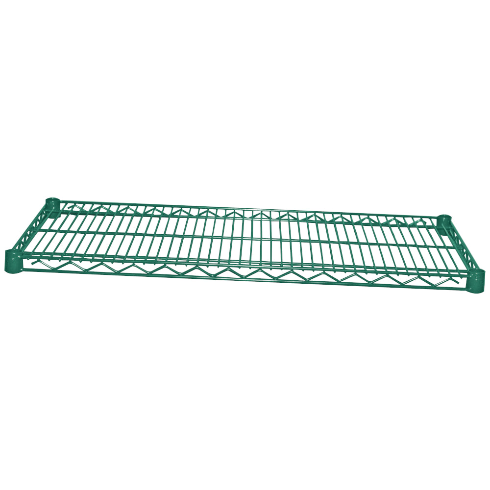 Green Epoxy Wire Shelving, 21" x 24"