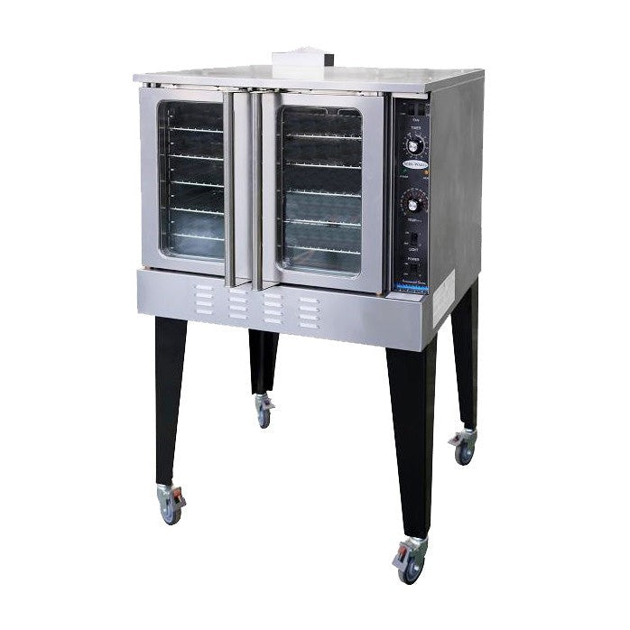 Gas Cooking - Single Deck Convection Oven - Liquid Propane - Dimensions: 38.15" W x 40.12" D x 57.32" H