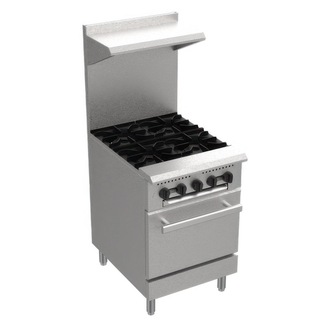 Gas Cooking - Liquid Propane - 24" Gas Range with Four (4) Open Burners