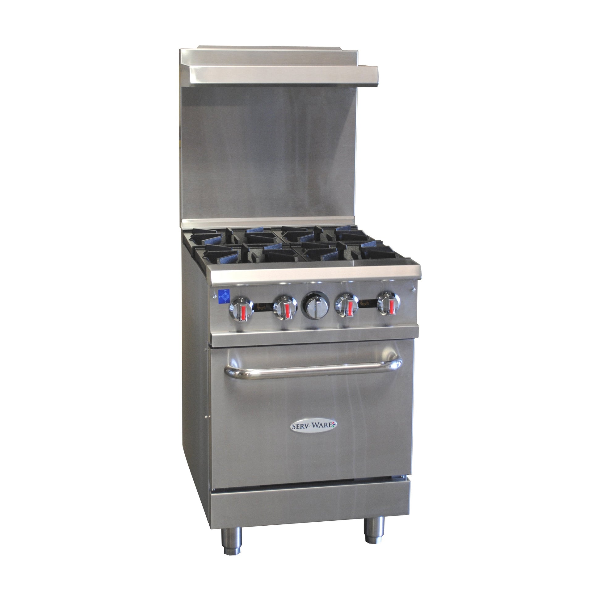 Gas Cooking - 24" Gas Range with Four (4) Open Burners - Liquid Propane - Dimensions: 24" W x 32.6" D x 60" H