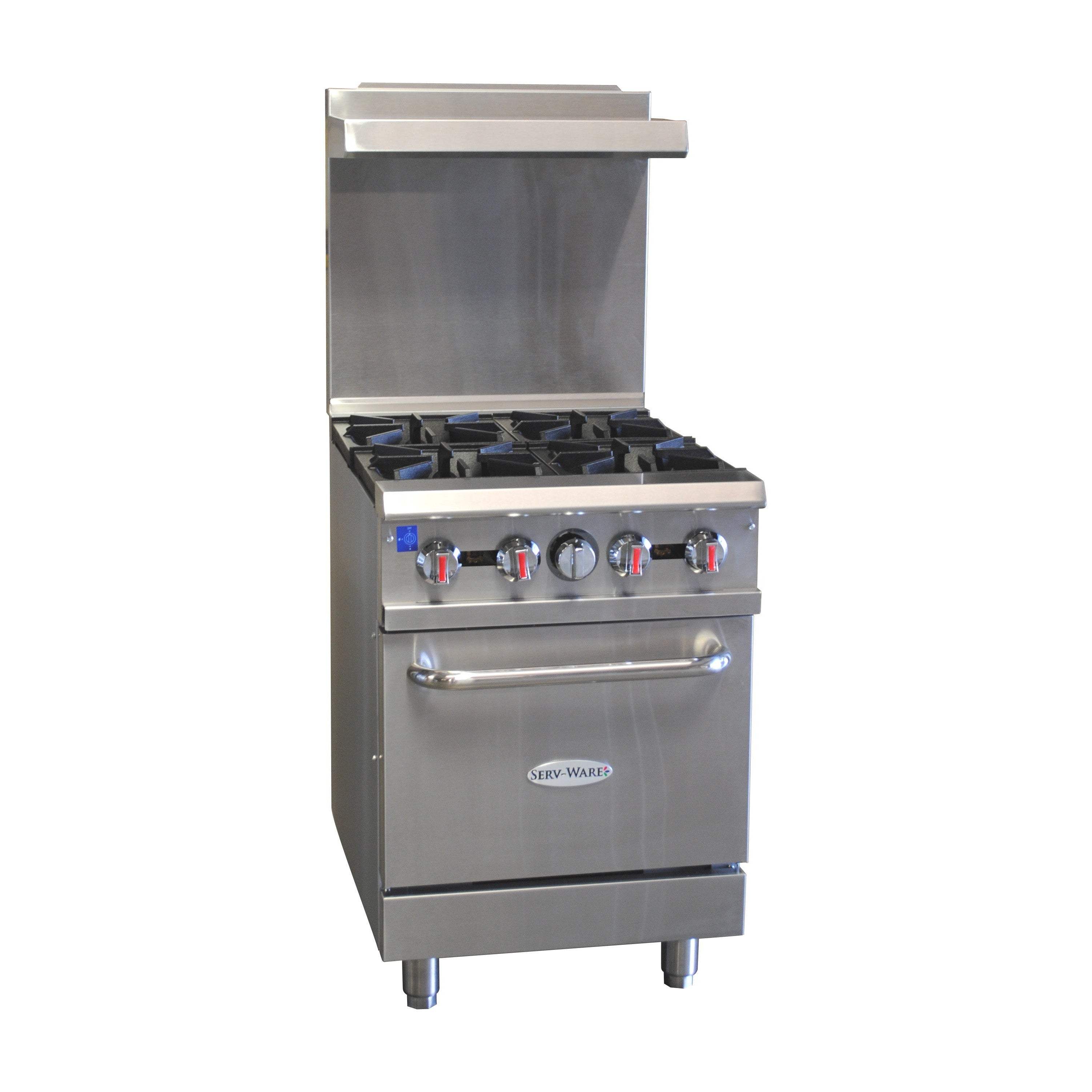 24" Gas Range w/ Four (4) Open Burners