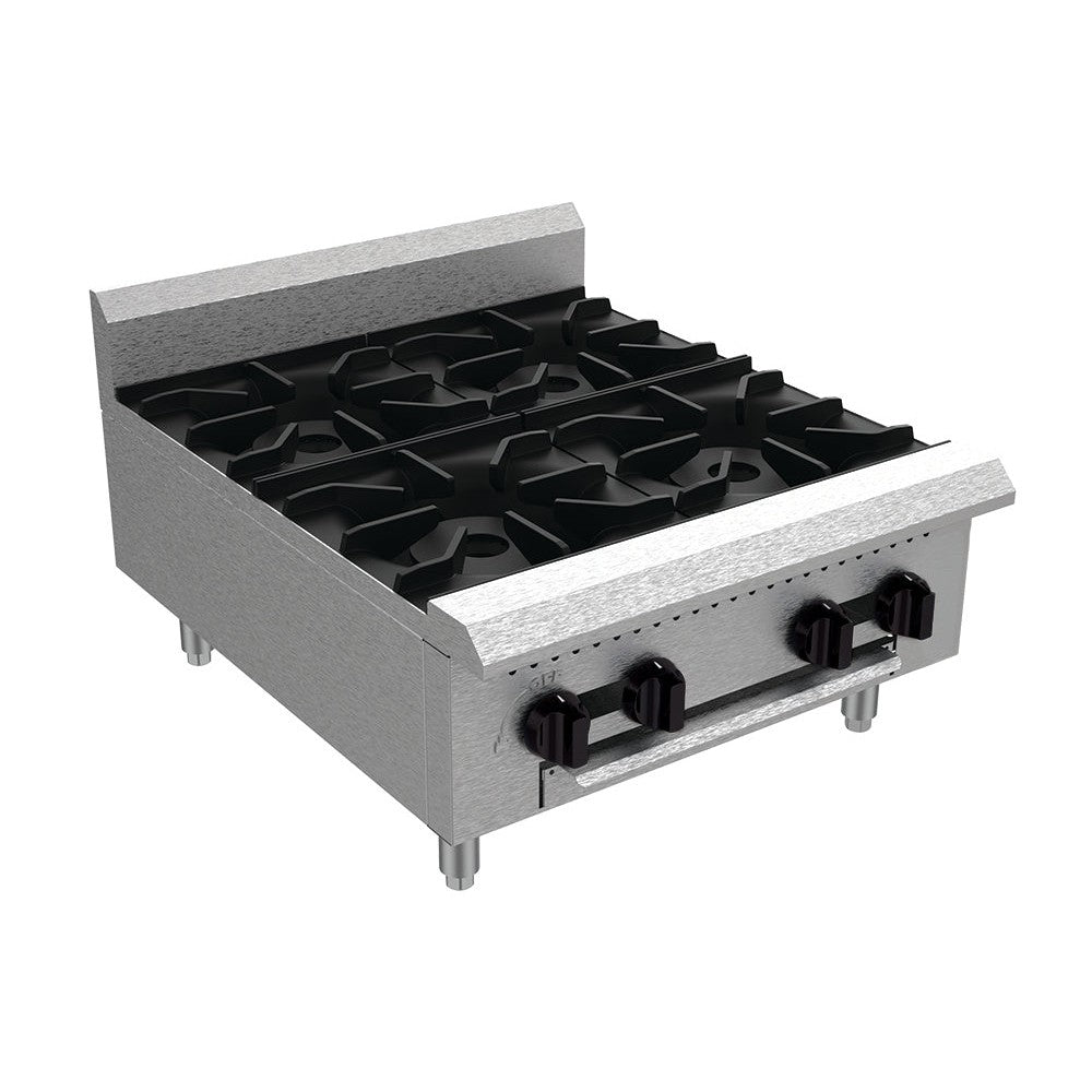 Serv-Ware - Gas Cooking - 24" Four (4) Burner Hot Plate - Natural Gas