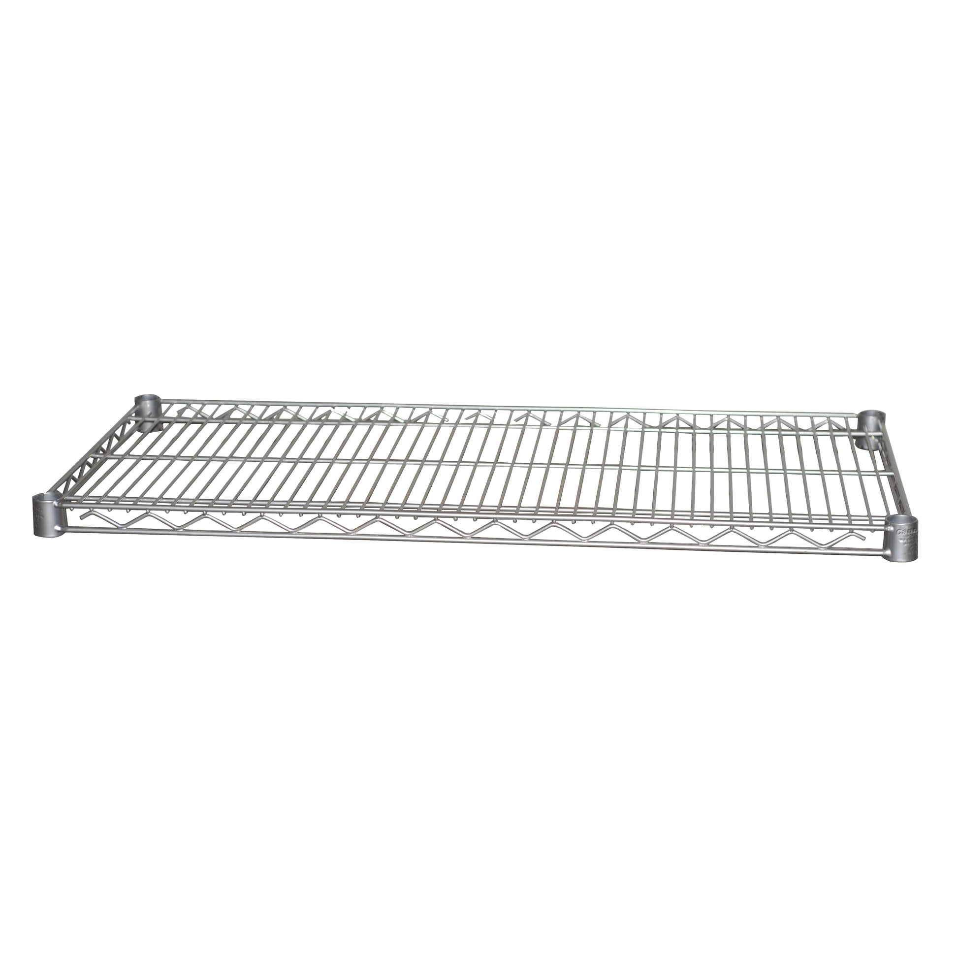 Silver Epoxy Wire Shelving, 14" x 24"