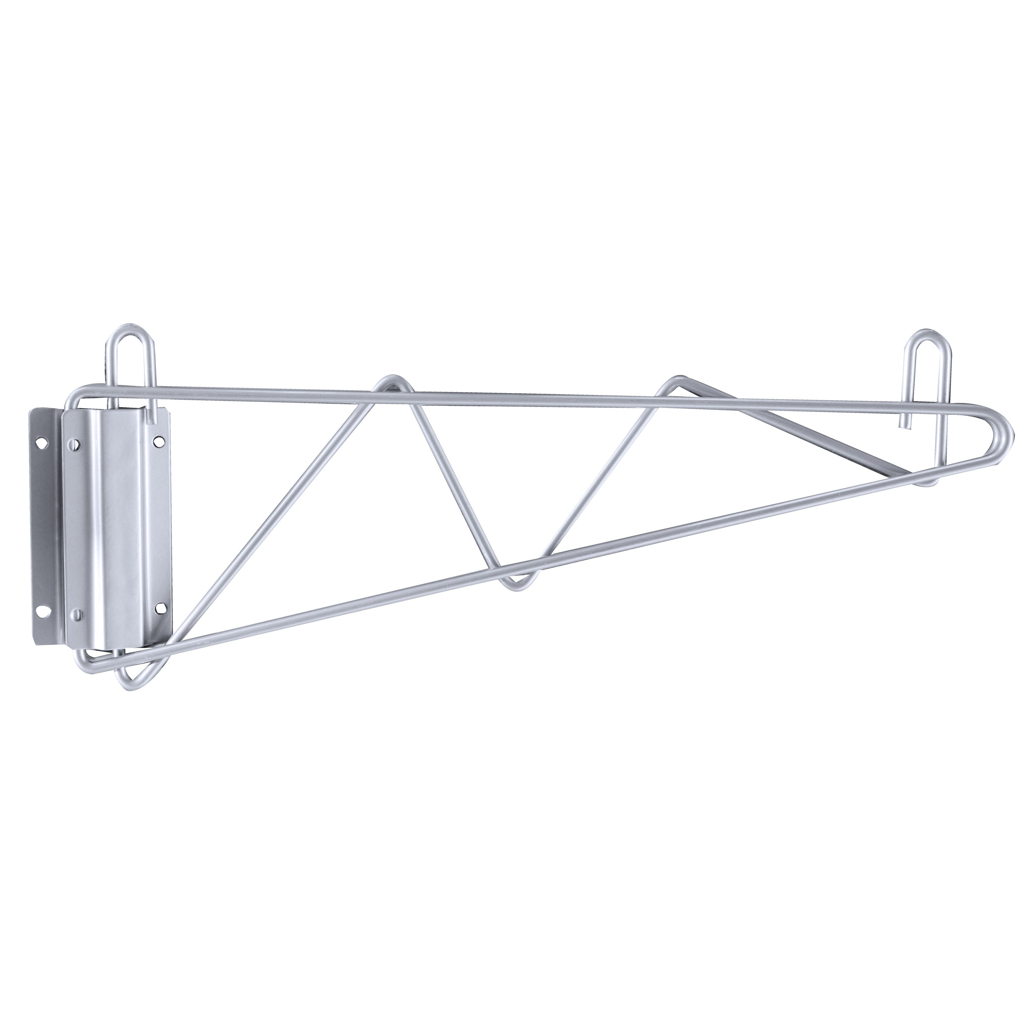 Wire Shelving - 24 Wall Bracket Silver Epoxy