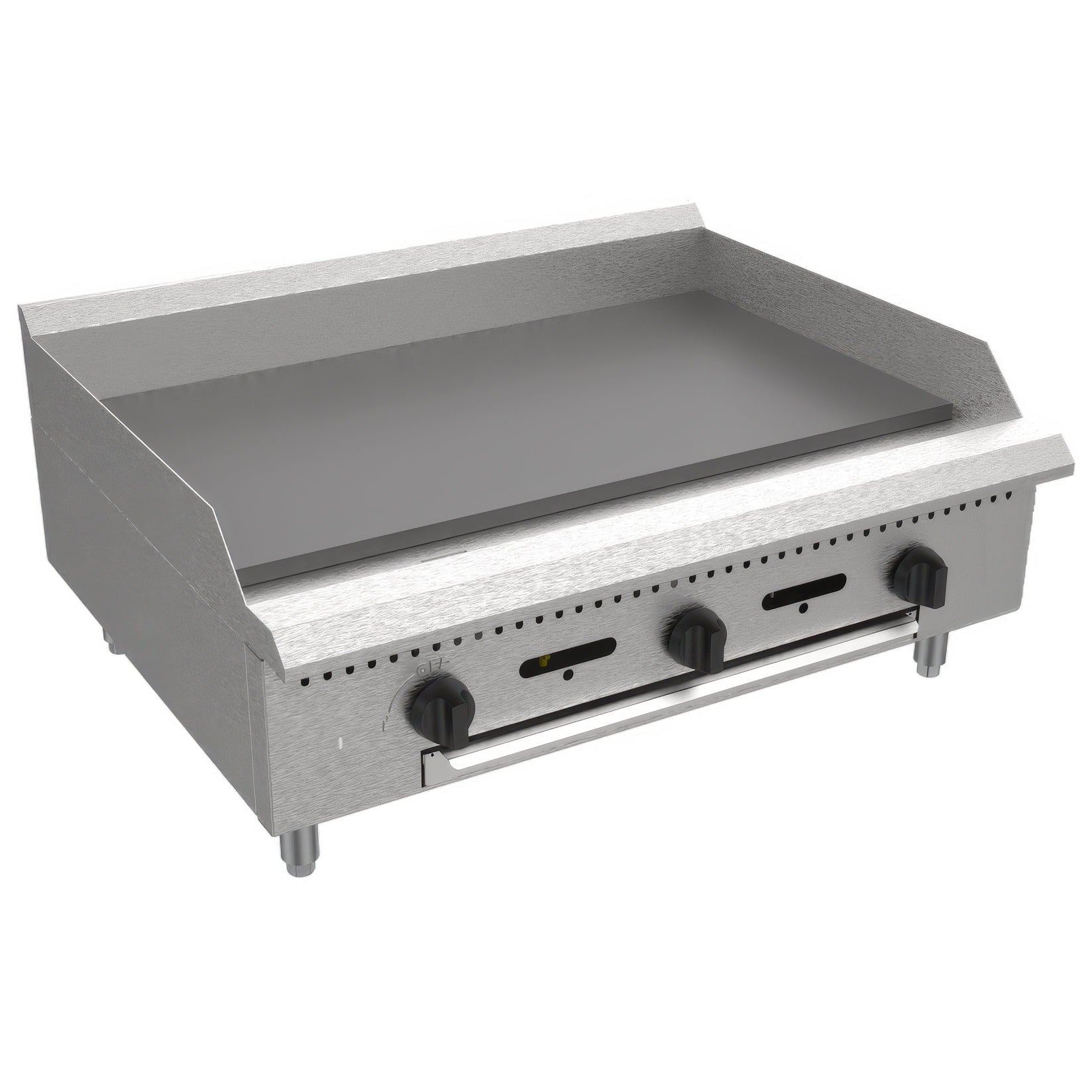 Gas Cooking - 36" Manual Griddle - Liquid Propane - Dimensions: 35.98" W x 29.96" D x 16.22" H