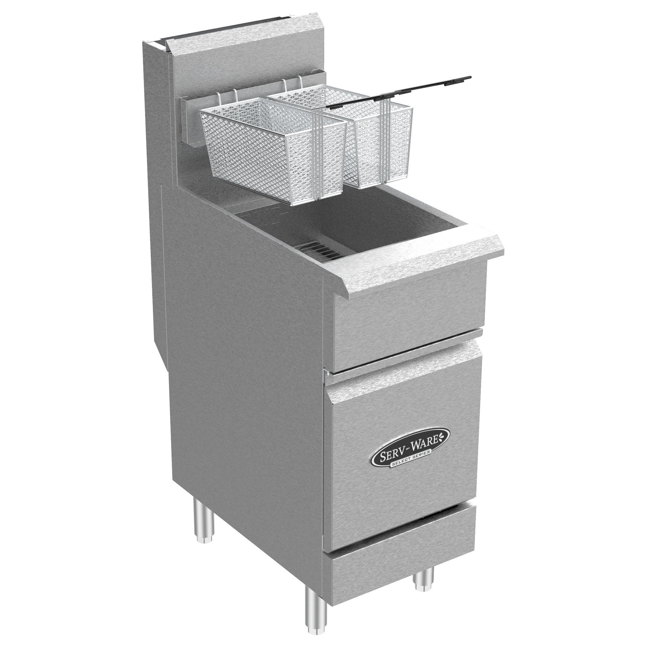 40 LB Deep Fryer, Natural Gas