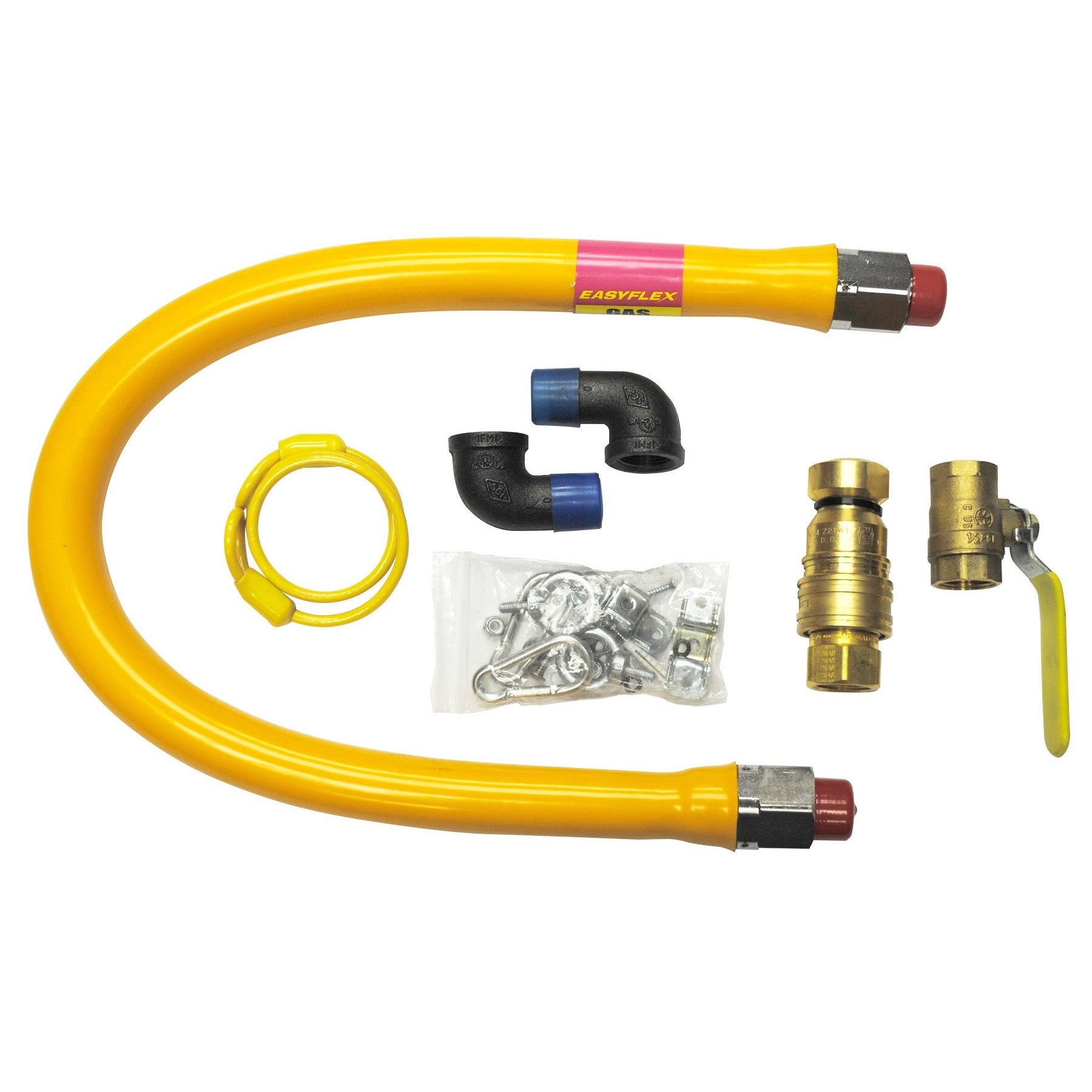 Gas Cooking - 48" Gas Hose Kit with install hardware