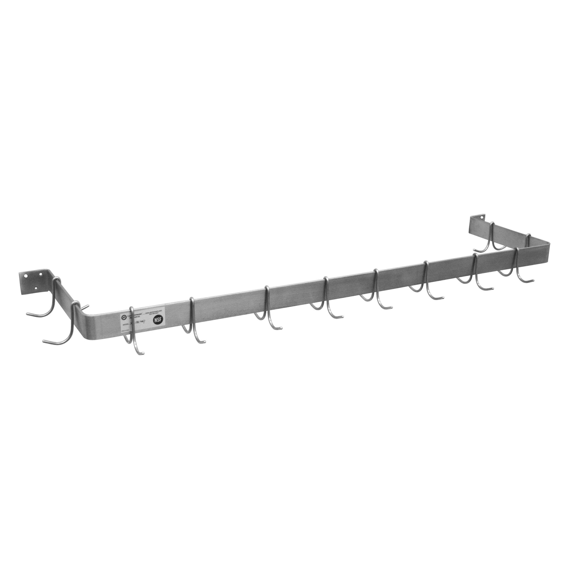 96" Pot Hook Rack w/ 8 Hooks