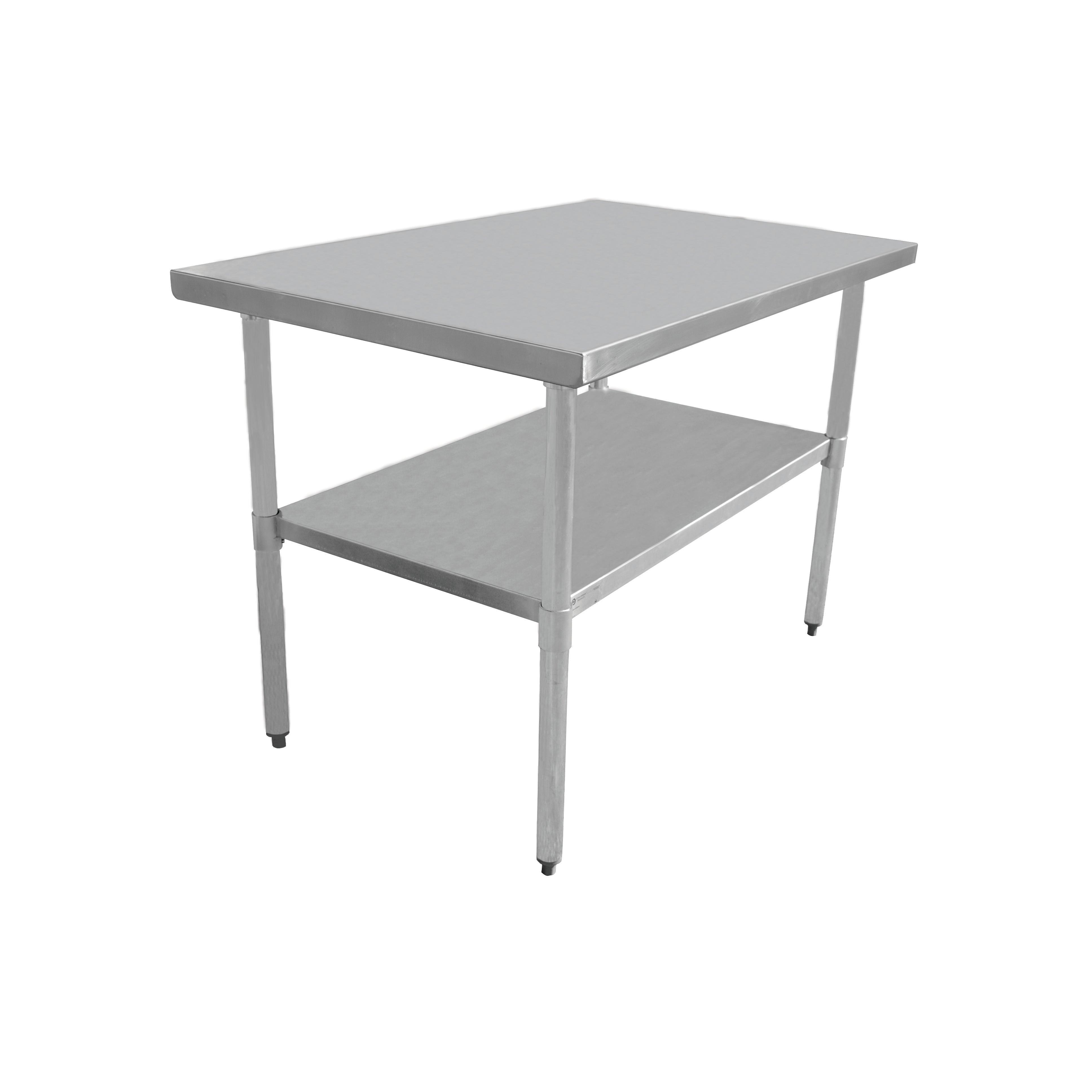 Tables - 96" Work Table - (24" Depth) - Dimensions: 96" W x 24" D x 34" H