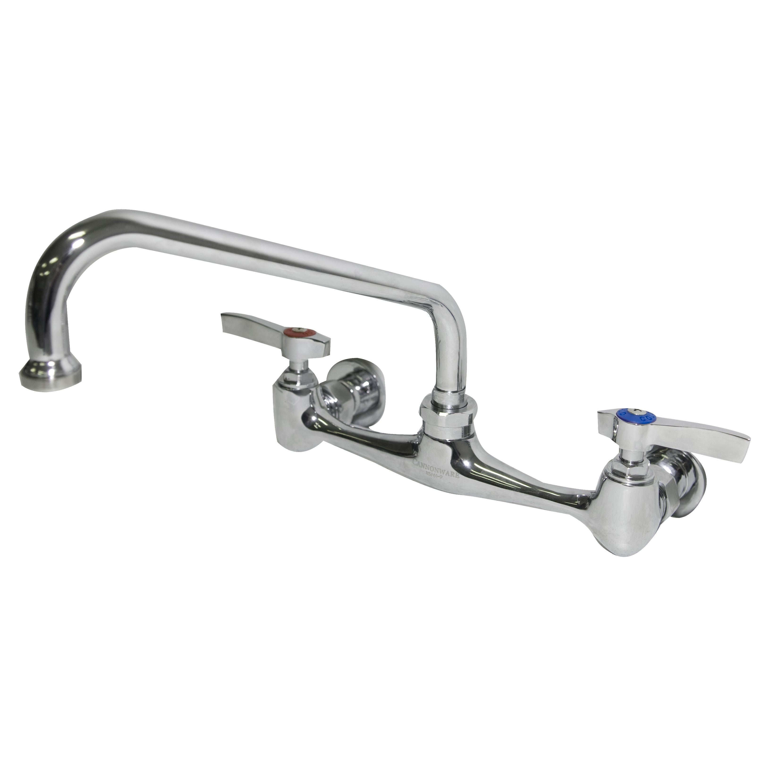 Plumbing - Wall Mount Faucet 8" Center 12" Spout